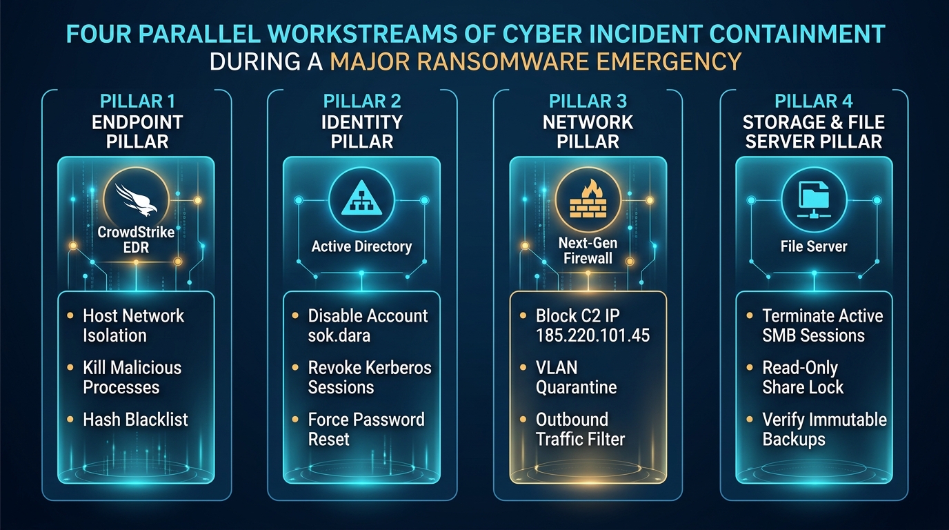 4 Pillars of Cyber Containment Execution