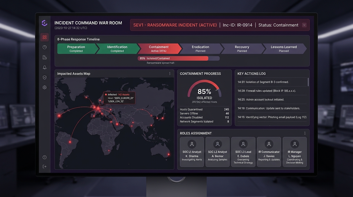 Incident Command WAR Room Active Bridge